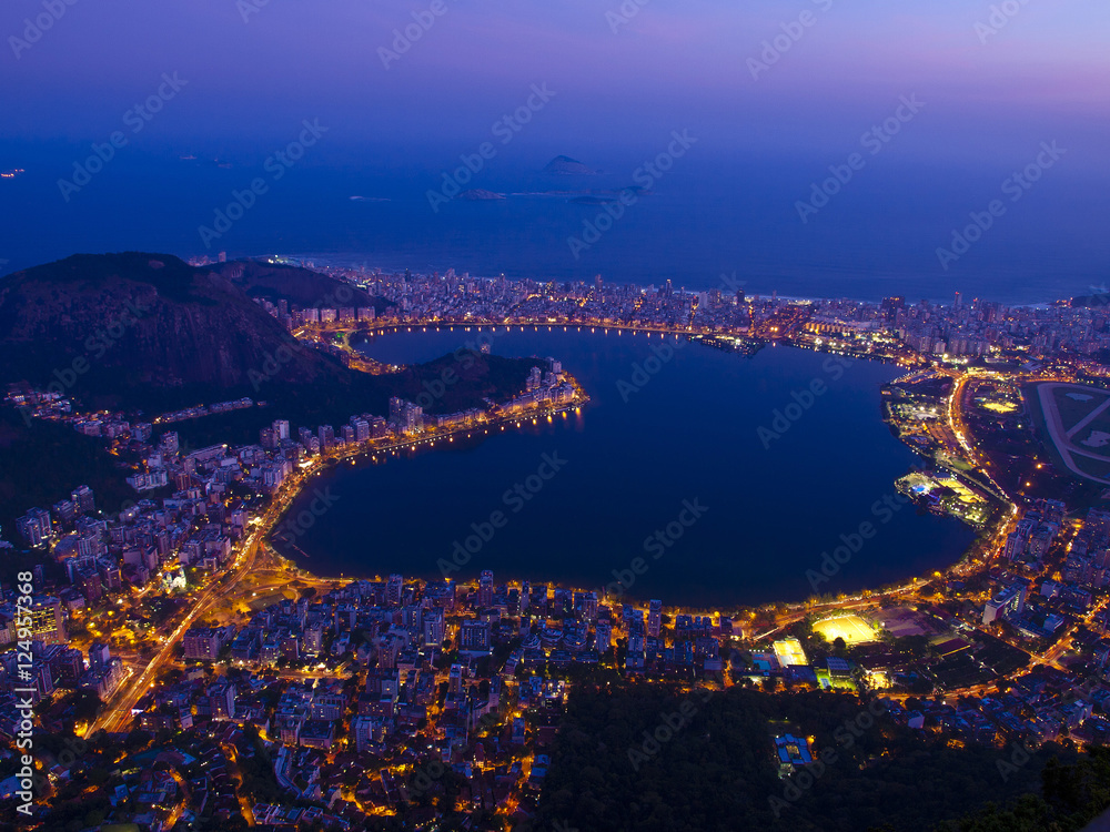 Night view of Rio de janeiro