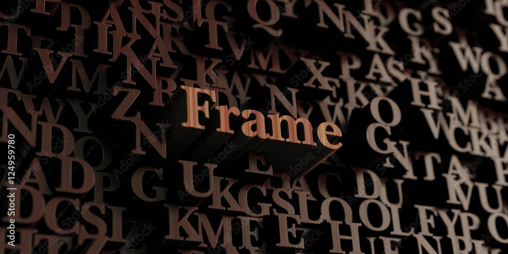 Frame - Wooden 3D rendered letters/message. Can be used for an online banner ad or a print postcard. Frame - Wooden 3D rendered letters/message. Can be used for an online banner ad or a print postcard.