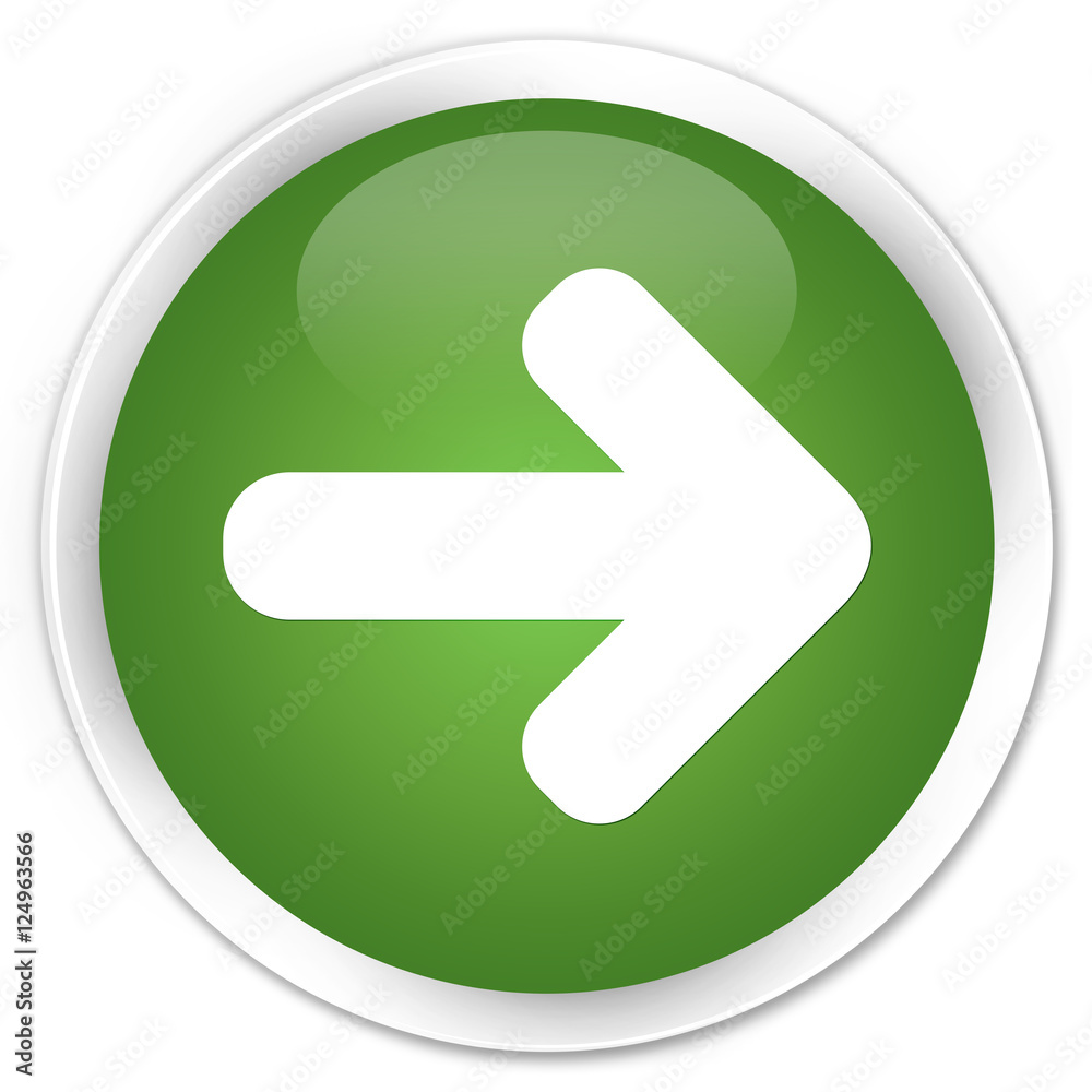 Next arrow icon soft green glossy round button Next arrow icon soft green glossy round button
