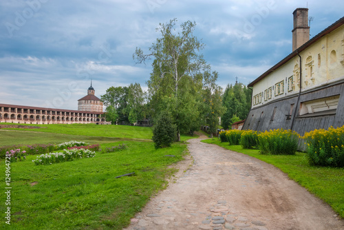 Cyril-Belozersky Monastery. View Vologoda tower. Vologda region