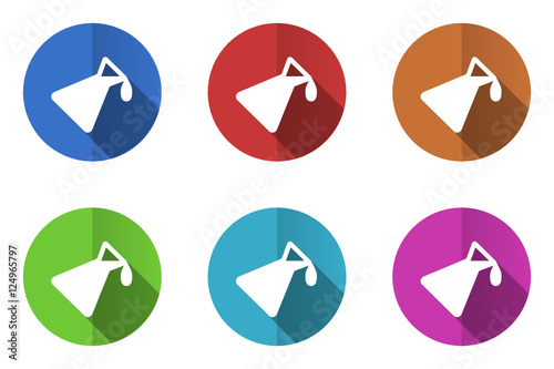 Free Download Flat design laboratory vector icons - GFXLoad