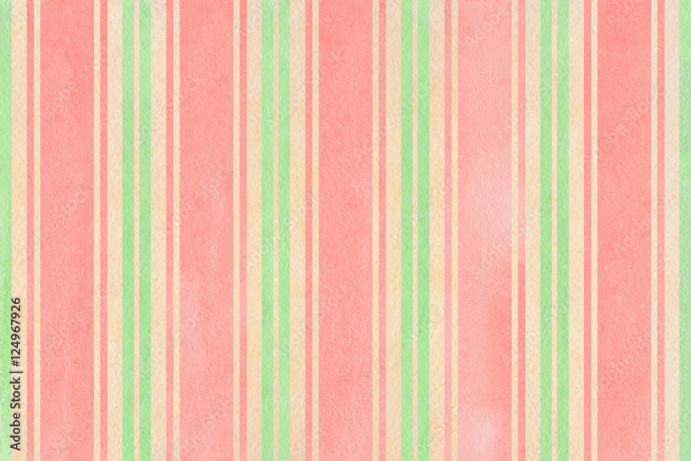 Obraz premium Watercolor striped background.
