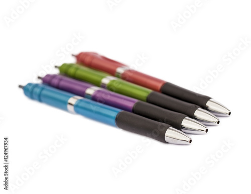 Isolated Office Pens