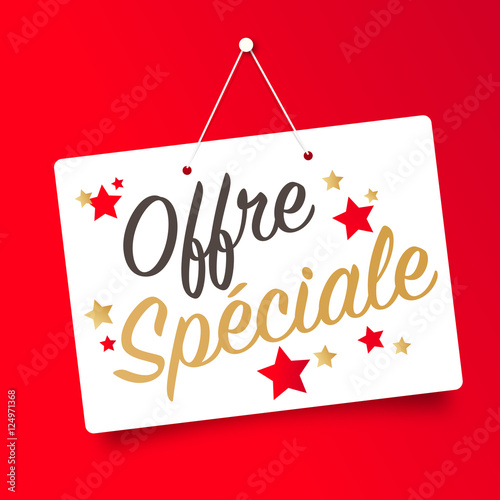 Offre spéciale