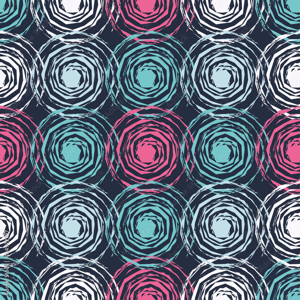 Seamless vector background with abstract geometric pattern.