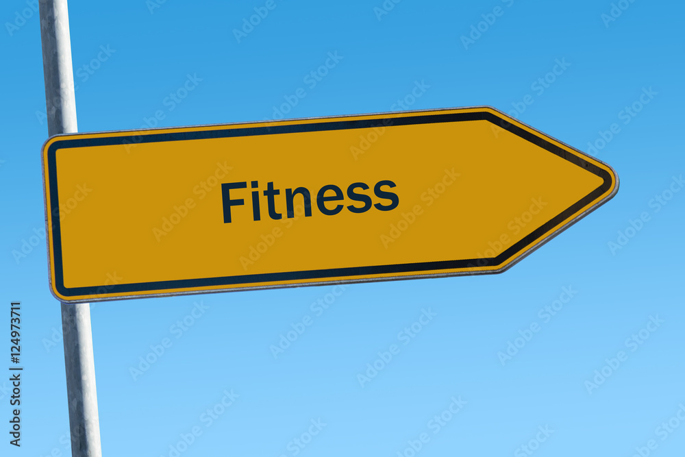 Fototapeta premium Schild 65 - Fitness