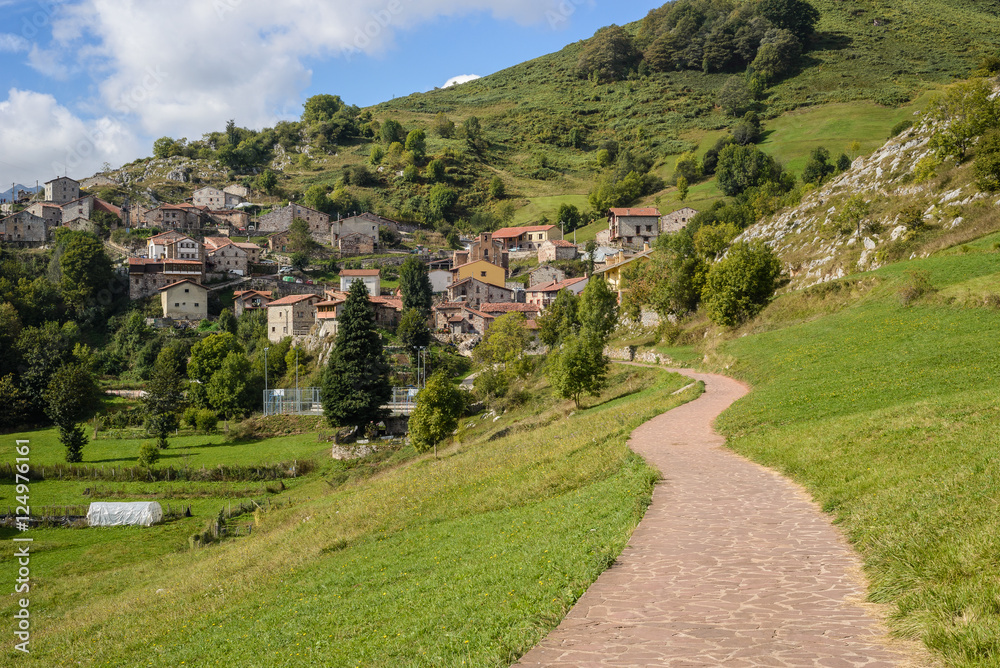 Town of Tresviso, Picos de Europa mountains, Asturias (Spain)