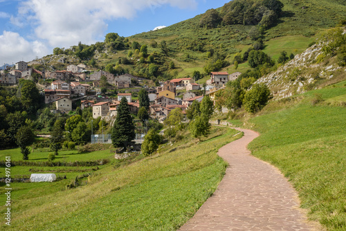 Town of Tresviso, Picos de Europa mountains, Asturias (Spain) photo