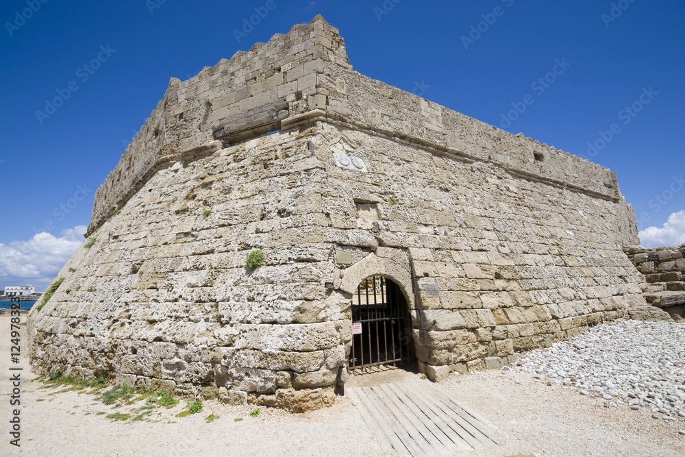 Fort in Mandraki Port, Rhodes