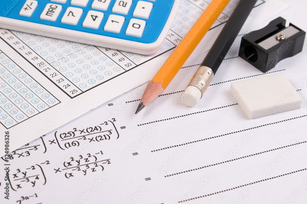 Mathematics, Math Equations close-up. Math homework or math exams. Solving Mathematical Problem. Math formula concepts. Mathematics, Math Equations close-up. Math homework or math exams. Solving Mathematical Problem. Math formula concepts.
