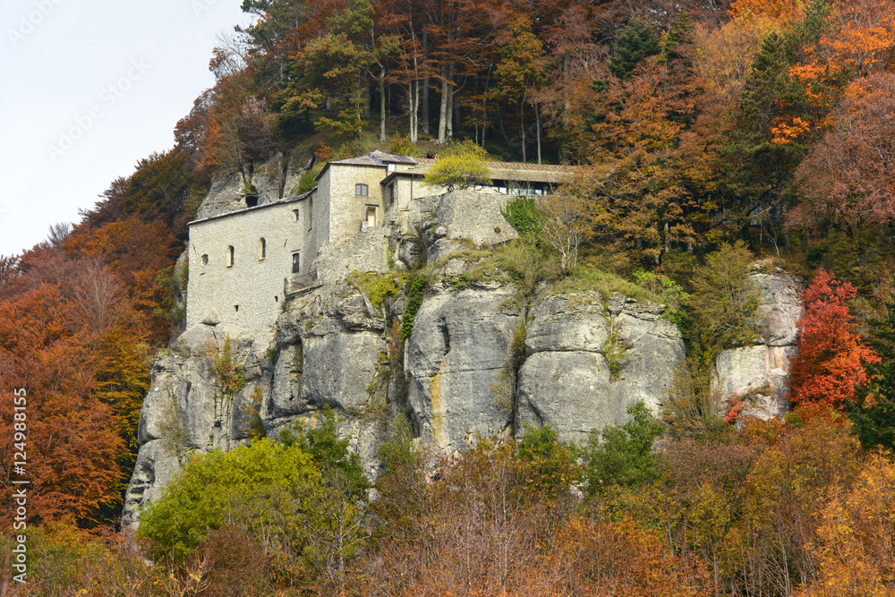 Sanctuary of La Verna in tuscany