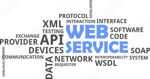 word cloud - web service