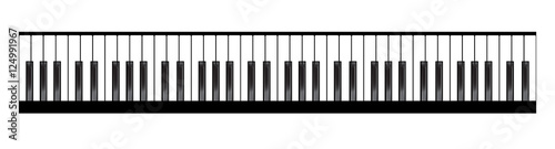 Piano keyboards set
