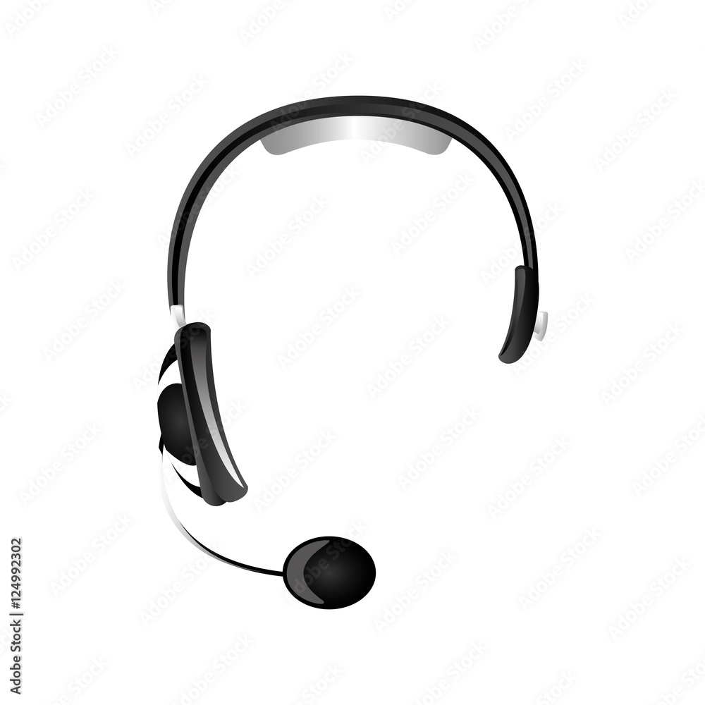 headset headphones icon image vector illustration design headset headphones icon image vector illustration design