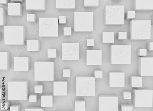 Cubes abstract background.