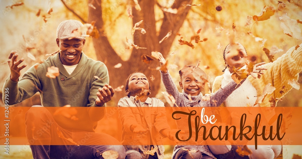 Obraz premium Composite image of thanksgiving greeting text