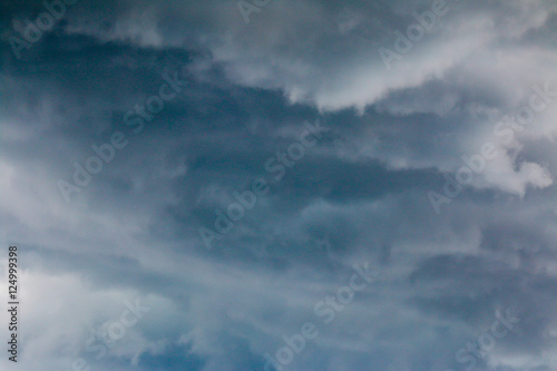 dark storm clouds before rain