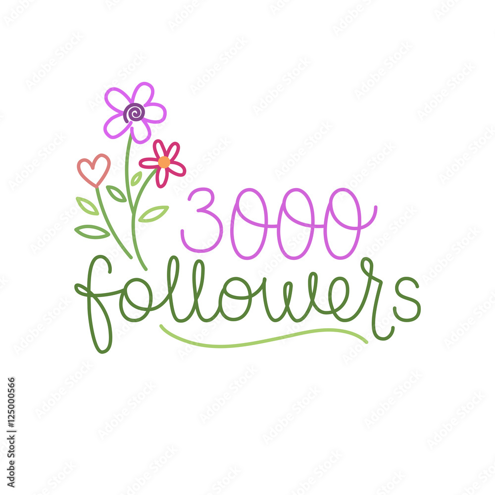 Vector thanks design template for network friends and followers. Thank you card. Image Social Networks. Web user celebrates a large number of subscribers. Vector thanks design template for network friends and followers. Thank you card. Image Social Networks. Web user celebrates a large number of subscribers.