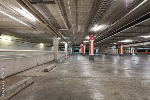 parking garage interior industrial building,Empty underground b