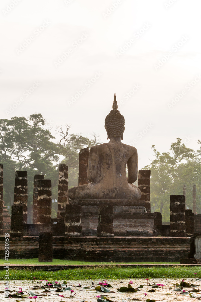 Fototapeta premium Sukhothai Historical Park, Sukhothai Thailand.
