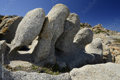 Felsformation am Punto Falcone auf Sardinien