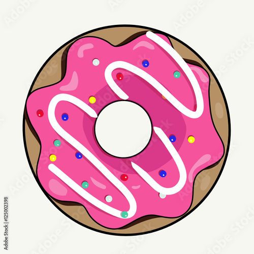 cartoon donut