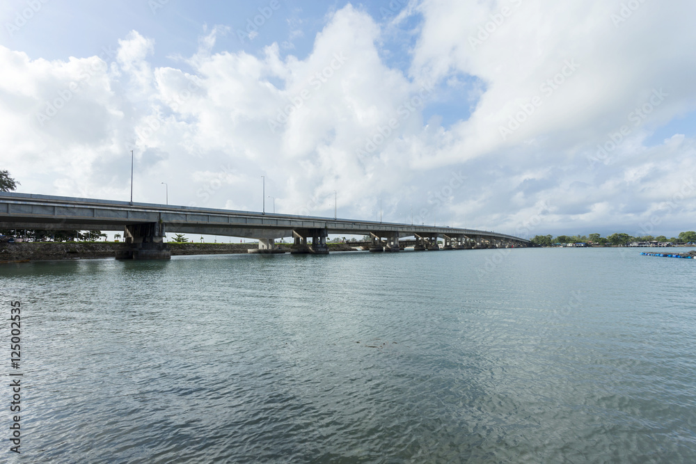 Sarasin bridge way to Phuket island,Bridge connect Phang Nga pro