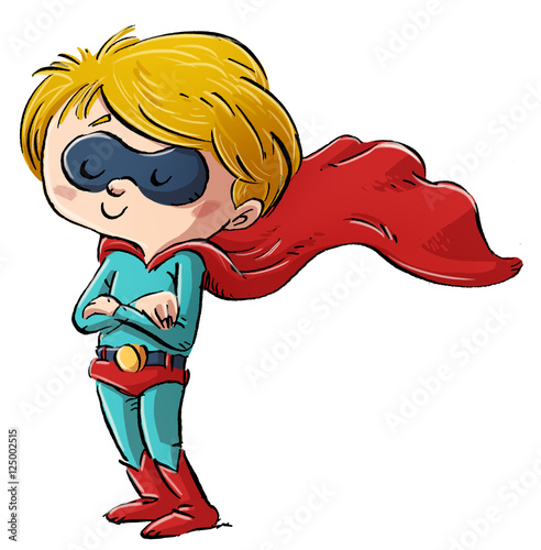 Fotografie niño superheroe