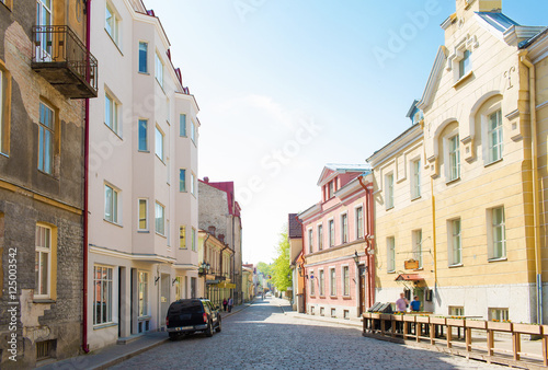 european old city street