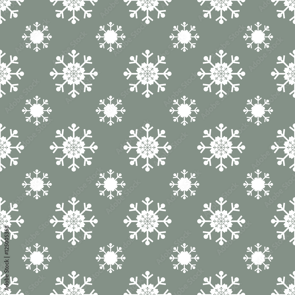 Christmas snowflakes seamless background. Christmas snowflakes seamless background.