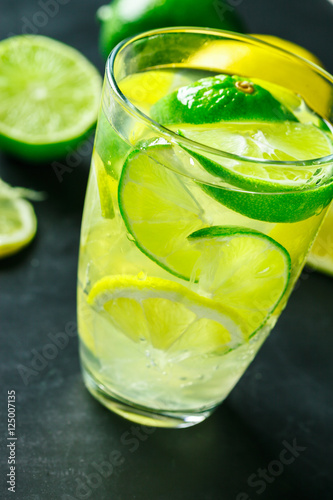 Lemonade with fresh lemon