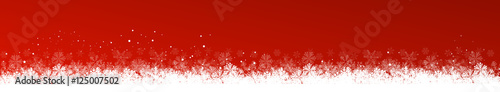 Panorama red christmas background