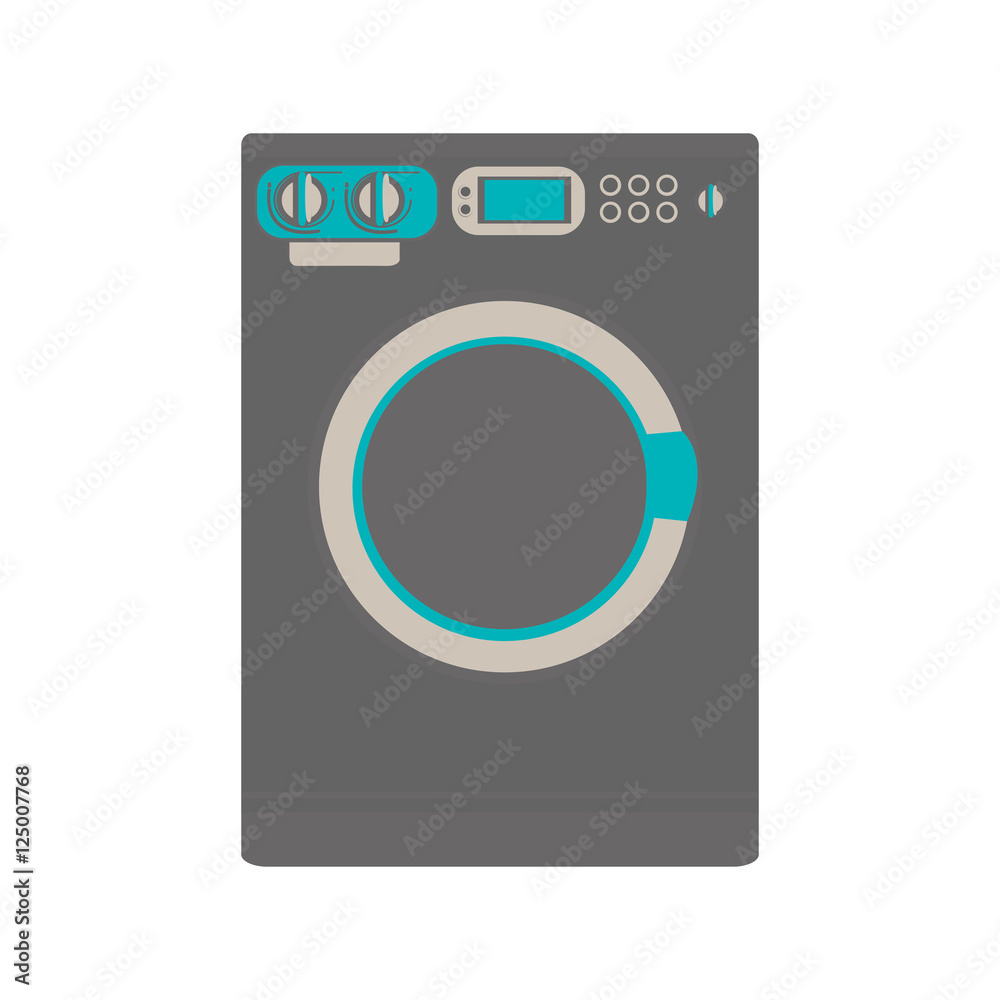 washing machine icon image vector illustration design washing machine icon image vector illustration design