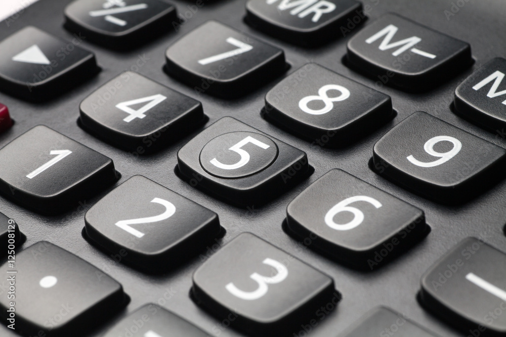 Close-up of a computer numeric keypad Close-up of a computer numeric keypad