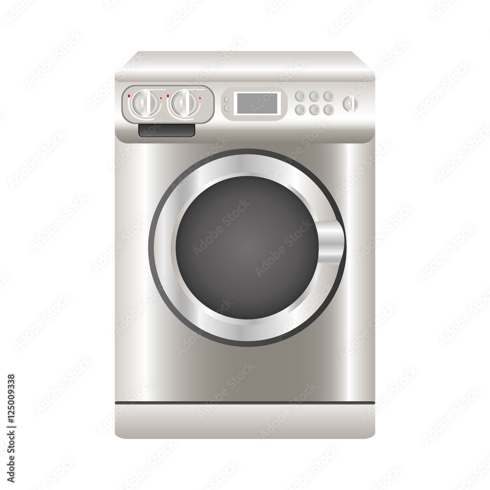washing machine icon image vector illustration design washing machine icon image vector illustration design