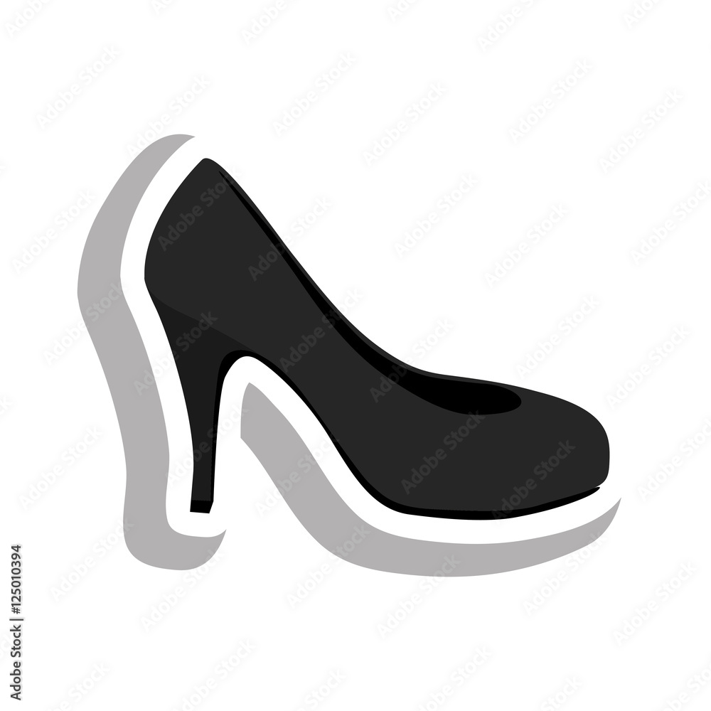 pump high heel shoe icon image vector illustration design pump high heel shoe icon image vector illustration design