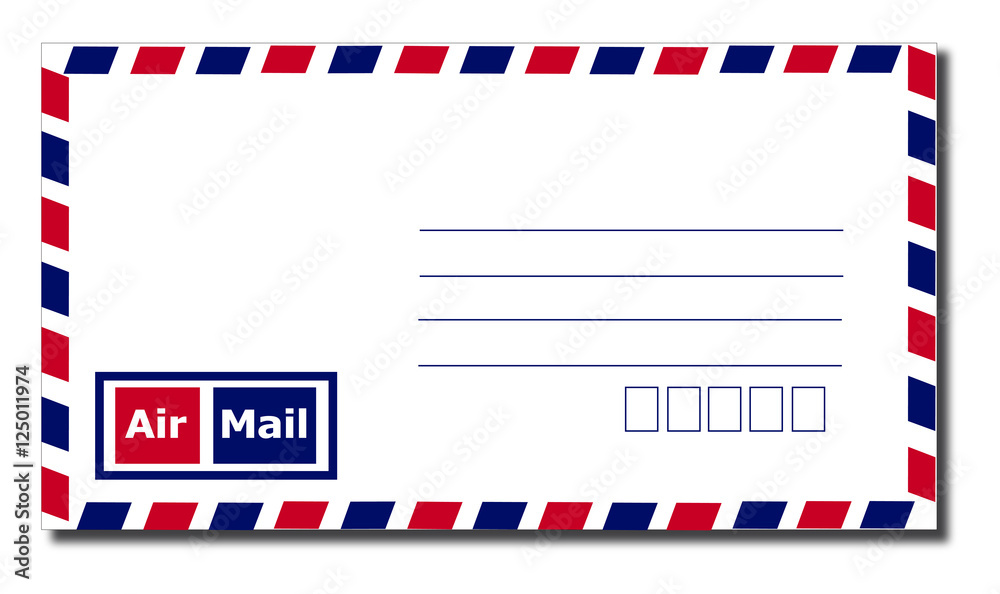 Vector classic air mail. Vector classic air mail.