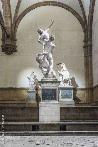 The Rape of the Sabine Women, Florence, Italy
