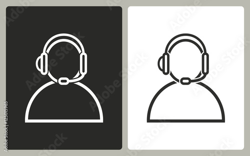 Assistance - vector icon.