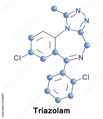 Triazolam is a central nervous system (CNS) depressant in the benzodiazepine class. It is generally only used as a sedative to treat severe insomniaand, circadian rhythm sleep disorders, such jet lag.