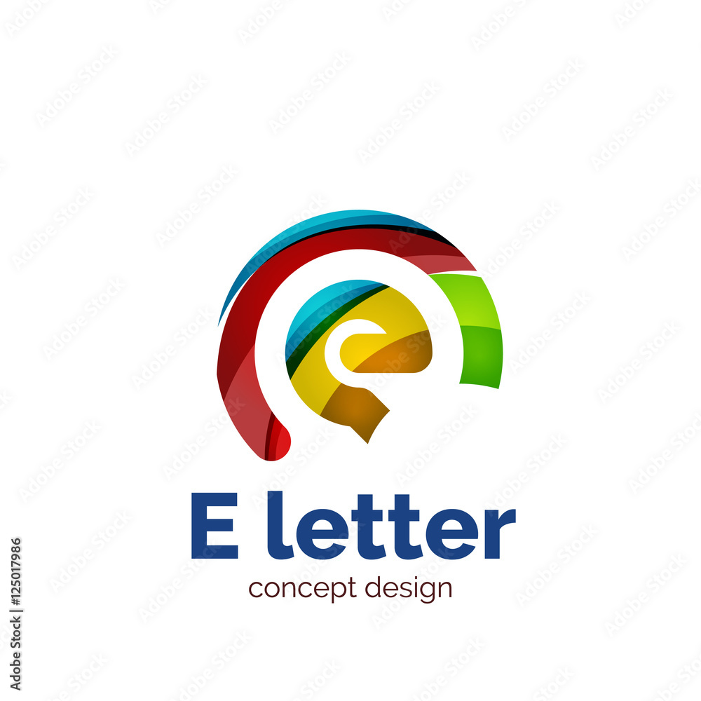 Vector letter concept logo template, abstract business icon Vector letter concept logo template, abstract business icon