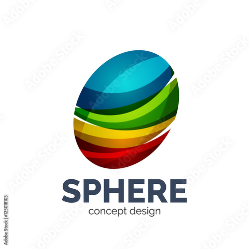 Vector sphere abstract logo template Free Download Vector sphere abstract logo template - GFXLoad