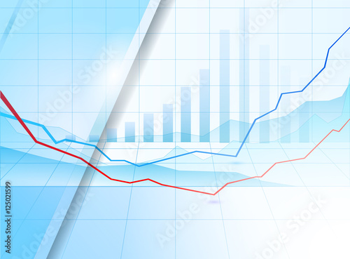 Abstract smooth blue report cover template design.