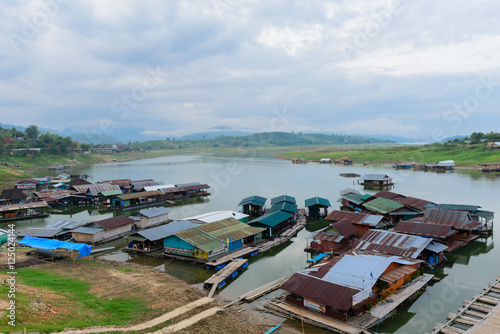  Village in Sagklaburi in Kanchanaburi photo
