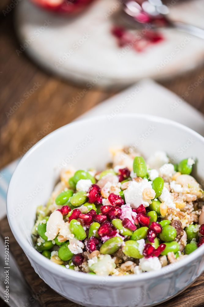 Wholefood salad, clean eating and diet Wholefood salad, clean eating and diet