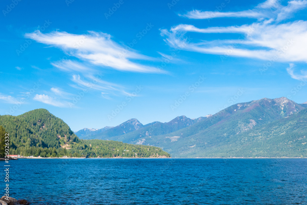Majestic mountain lake in Canada. Majestic mountain lake in Canada.