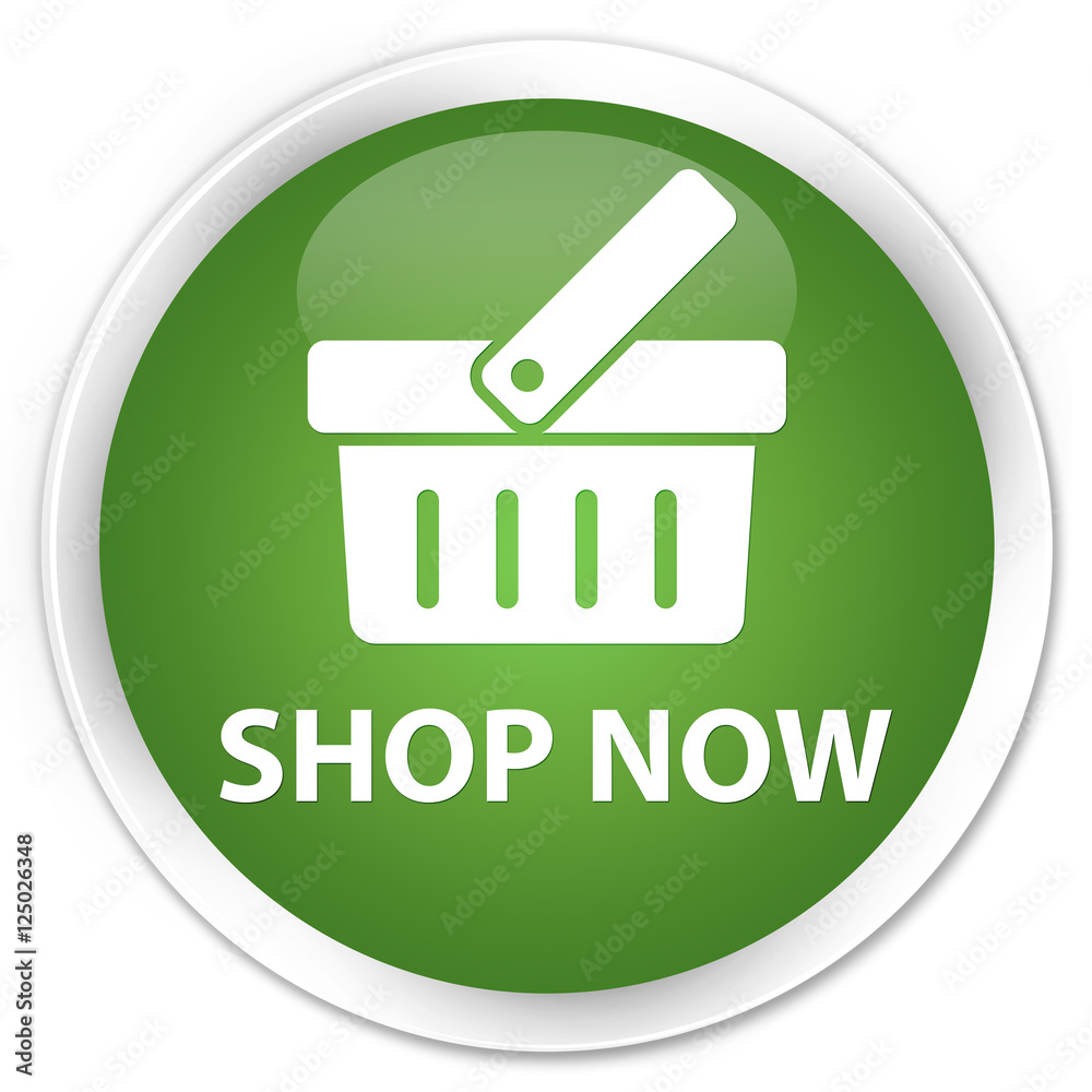 Shop now soft green glossy round button Shop now soft green glossy round button