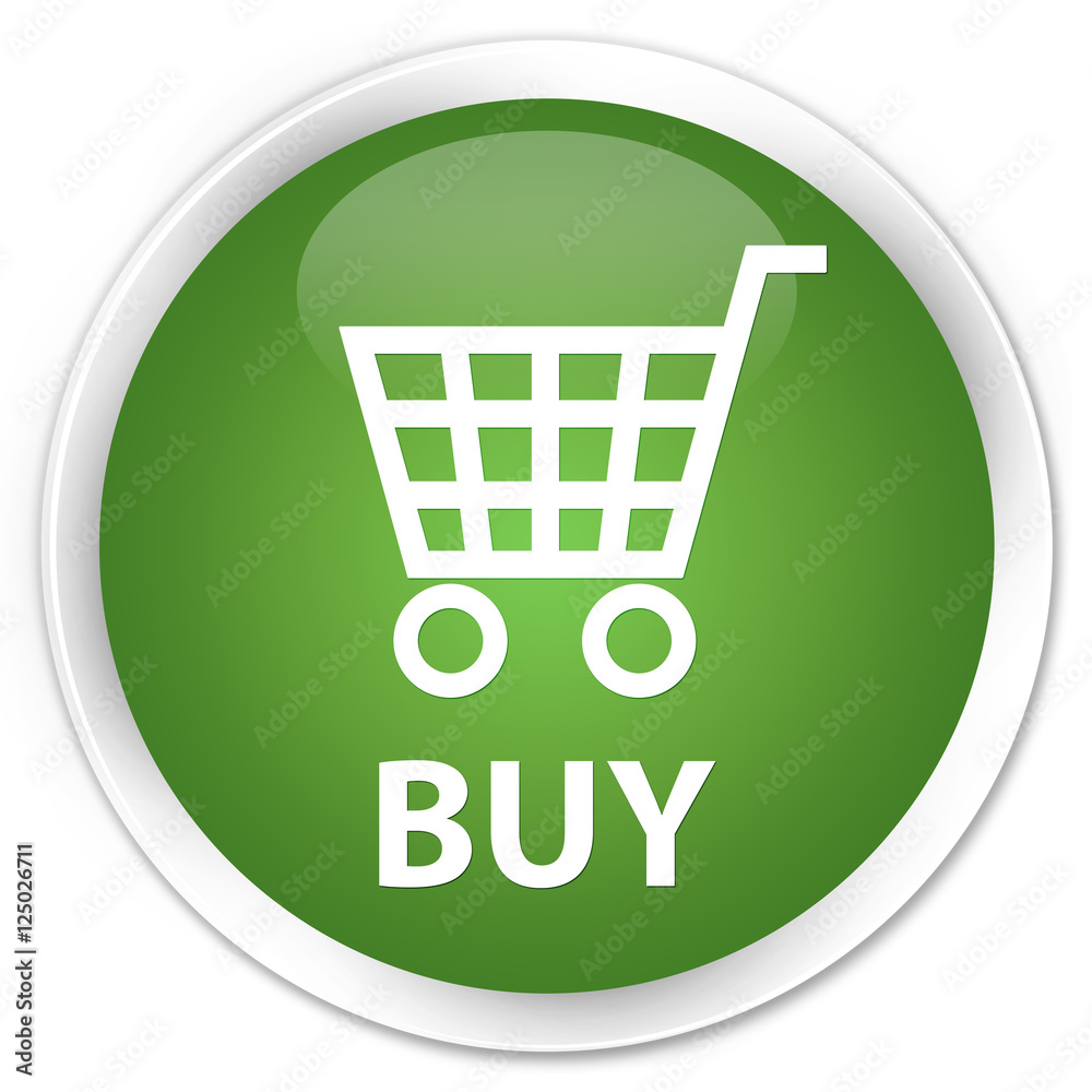 Buy soft green glossy round button Buy soft green glossy round button