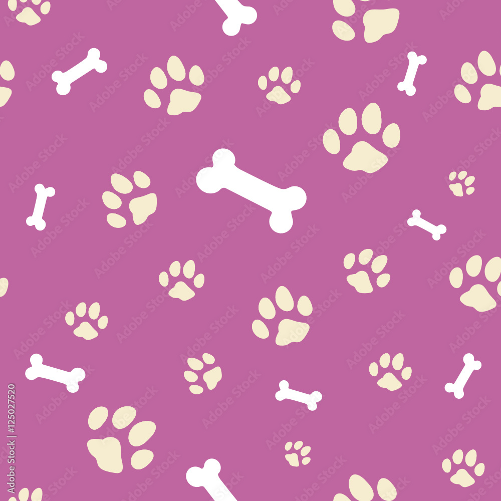  pink bone and paw texture