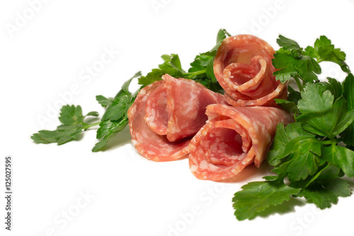 salami  and parsley